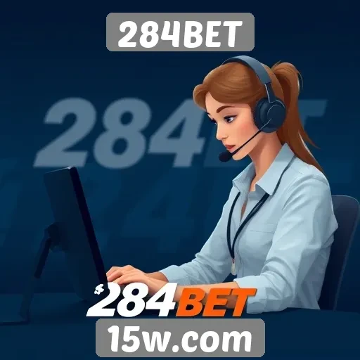 O suporte ao cliente do 284BET em foco
